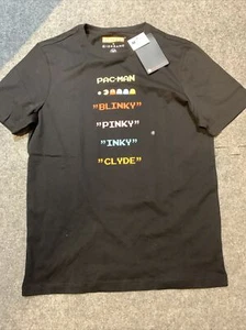 Camiseta Pac-Man x Giordano Personaje Juego Hombre Mediana NUEVA con Etiquetas - Imagen 1 de 2