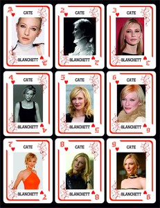 CATE BLANCHETT 1 BOX WITH 54 POKER PLAYING CARDS - ARGENTINA!  NIB 
