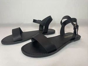 Pares de ensueño HOBOO-NUEVOS planos/todo negro/para mujer EE. UU. talla 8,5 - Imagen 1 de 6