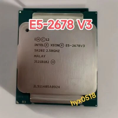 Intel Xeon E5-2678 v3 2.50 GHz SR20Z 12 Core 24 Threads LGA2011-3 CPU Processor - Image 1 of 3