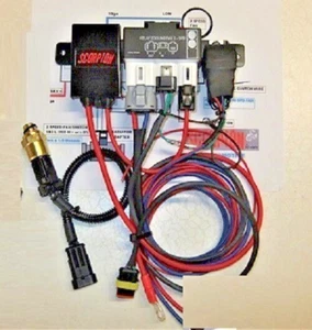 2 SPEED FAN RELAY MODULE WITH 2 SPD FAN SWITCH HARNESS W/A/C - Picture 1 of 13