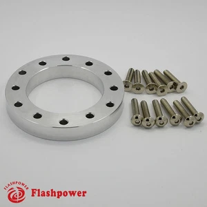 1/2" Steering Wheel Spacer Polished Aluminum for MOMO Isotta Sparco OMP - Foto 1 di 1
