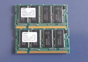 SAMSUNG PC2100S-25330-A0 (256MB x 2) DDR PC2100 CL2.5 Laptop Memory - Picture 1 of 1