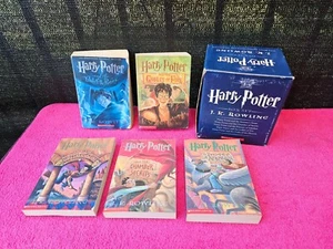 Scholastic Harry Potter Box Set 5 Years Books 1-5 By J. K. Rowling - Picture 1 of 11