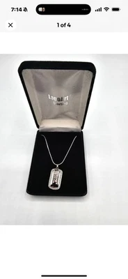 Colgante y collar de cadena con etiqueta de perro universitario USC en plata de ley. Gran regalo  Foto 1 de 4