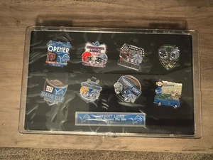 Detroit Lions 2025 Home Game Ford Field Exclusive Wincraft Pin Complete Set NFL - Picture 1 of 1