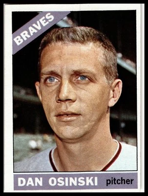 1966 Topps #168 Dan Osinski - Image 1 of 2