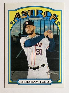 2021 Topps Heritage #349 Abraham Toro - Picture 1 of 2