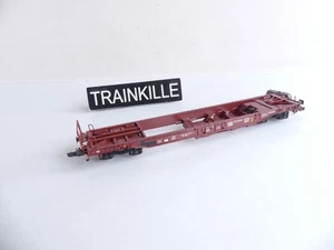 ROCO HO WAGON PLAT A BOGIES TYPE KANGOUROU DE LA DB N° 334-9 - Picture 1 of 3