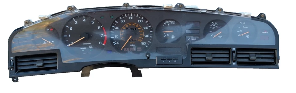 TOYOTA SUPRA 89-92 AT TURBO CUADRO DE INSTRUMENTOS VELOCÍMETRO 157K 83010-1B130 OEM Foto 1 de 4