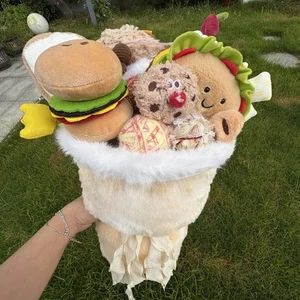 Kawaii Plush Toy Bouquet Soft Stuffed Bouquet Cushion Funny Food/Fruits Gifts - Picture 1 of 11