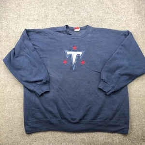 Vintage Tennessee Titans Sweatshirt Mens XL Football Majestic Heavyweight 90s - Picture 1 of 11