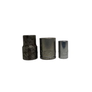 Socket lot – 3pc – Husky 5/16", Thorsen 15mm, T45 – USA/Taiwan – used - Foto 1 di 12