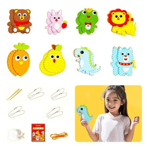First DIY Sewing Kit Set Box Childre ns Kids Art Craft Activity To y  - Picture 1 of 11