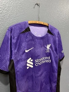 Nike Liverpool Soccer Third Jersey Stadium Size Large Purple - Picture 1 of 6