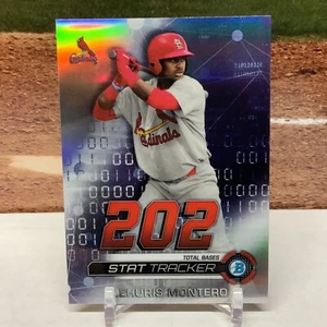 2019 Bowman Chrome Stat Tracker Elehuris Montero #ST-EM St Louis Cardinals - Picture 1 of 2
