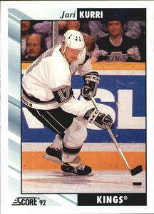 1992-93 Score #398 Jari Kurri