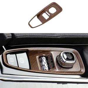 For Volvo V60 2020-2023 Brown Wood Grain Console Electronic Handbrake Trim 1PCS - Foto 1 di 7