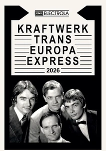 Calendario de pared 2026 (12 pg) KRAFTWERK póster fotográfico de música vintage 1231 - Imagen 1 de 2
