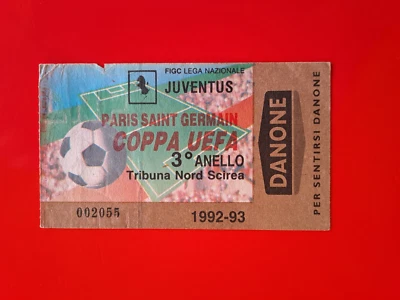 Biglietto Semifinale andata Coppa Uefa.: Juventus-Paris Saint G. 2-1, 06/04/1993 - Immagine 1 di 2