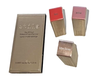 Stila Best Sellers Mini Bundle - Eyeliner, Patina/Beso Lips, Kitten Karma Shadow - Picture 1 of 22