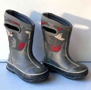 BOGS Baby/Infant Kid Classic Polar Bear Waterproof Winter Rain Snow Boots~Size 8