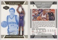 2007-08 Topps Co-Signers Gold Blue /89 Amare Stoudemire Steve Nash #4.1 HOF