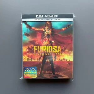 Furiosa Mad Max Saga Black & Chrome Steelbook 4K Double Lenticular A Manta Lab - Foto 1 di 3
