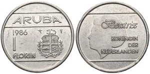 Países Bajos Aruba - 1 Florin 1986-2018 - Varios Añadas - Picture 1 of 28