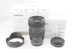 [Top MINT] Tamron 17-50mm f/4 Di III VXD Lens w/ Hood for Sony E w/ Hood Japan