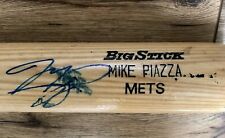 MIKE PIAZZA (Mets) signed 2002 used Rawlings Big Stick bat -JSA Letter