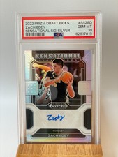 Panini Prizm 2022 Basketball Zach Edey Auto SS/Zed PSA 10