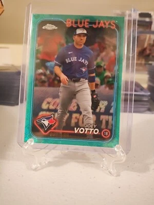 2024 Topps Chrome Logofractor Edition - Aqua Refractor #171 Joey Votto #/199 - Image 1 of 4