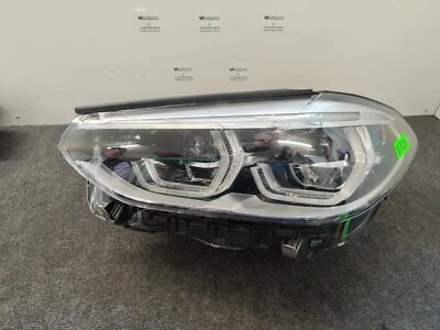 Original BMW X3 G01 X4 G02 Scheinwerfer LED Adaptive links 8739653 Glas Defekt  - Bild 1 von 4