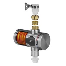 Durchlauferhitzer Kompakt Edelstahl Garten Heizung 3600W Elektrisch 60°C MAXXMEE