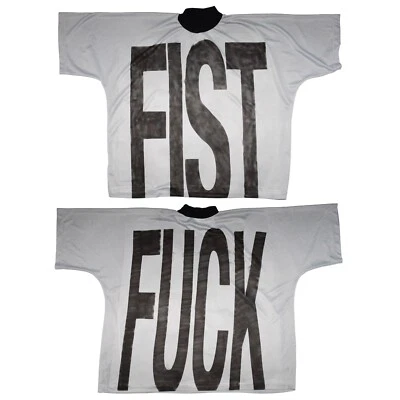 Nine Inch Nails FIST F*** 1/1 Oversized Jersey by Digital Trenches - Image 1 of 4