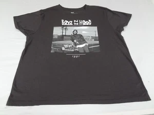 BOYZ IN THE HOOD ICE CUBE LEANING ONI CHEVY BLACK XL WOMENS T-SHIRT J191 - Picture 1 of 3