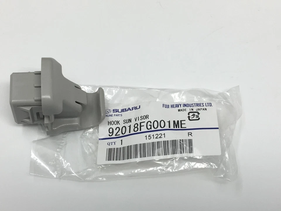 OEM 2008-2020 Subaru Impreza Ascent XV Crosstrek Sun Visor Hook 92018FG001ME