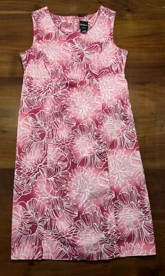 Vestido ERIKA Mujer Rosa Floral Vaina Elástico Talla Pequeña Foto 1 de 4