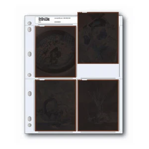 20x Print File 4x5in Film Negative Storage Pages Sheets Archival Preserver 45-4B - Picture 1 of 1