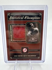 Reggie Jackson 2004 Donruss Timeless Treasures Statistical Champions  Hat /80