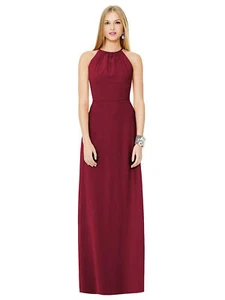 Dessy 8151....Formal / Mother of Bride Dress ....Burgundy.....Size 0...NWT - Afbeelding 1 van 6