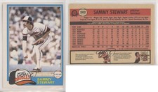 1981 O-Pee-Chee White Back Sammy Stewart #262