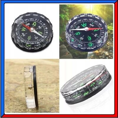 Mini Bussola Tascabile da Tasca Orientamento Campeggio Escursione Navigazione
