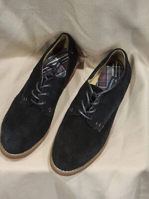 Tommy Hilfiger Mujer Honey Bee Negro Oxford Gamuza Zapatos Negros Como Nuevos Talla 6.5 M Foto 1 de 4