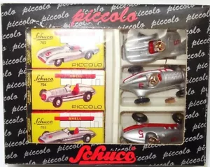 1:87 SCHUCO PICCOLO 01196 MERCEDES 'SILVER ARROWS' SET OF 3 - MINT BOXED - Picture 1 of 4