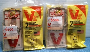 Victor Small Snap Traps For Mice, 2 pk. LOT OF 2 PACKS (13035) FS - Picture 1 of 4