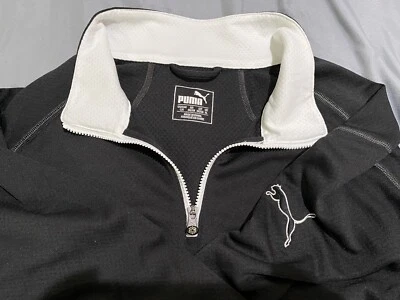 PUMA Men's Rortation Golf 1/4 Zip Long Sleeve T shirt   577900 - Image 1 of 4