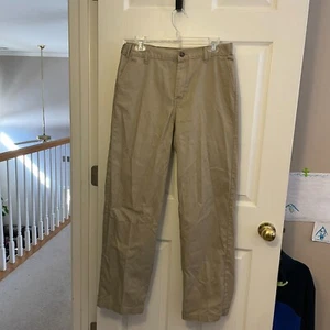 Dickies Boys' Khaki Pants Straight Leg Flat Front Sz: 20 Adjustable waist - Picture 1 of 6