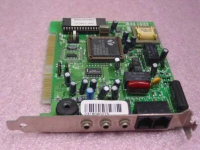 Rockwell 1700-0005-02 80Bit ISA 33.6 Baud Modem with Audio Ports - Image 1 of 4